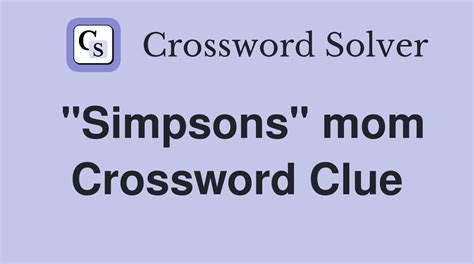 homer simpson mom|homer simpson mom crossword clue.